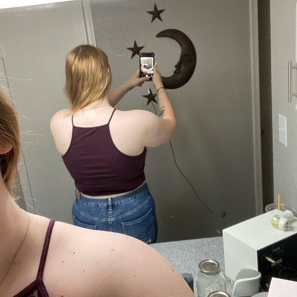 Purple Crop Top